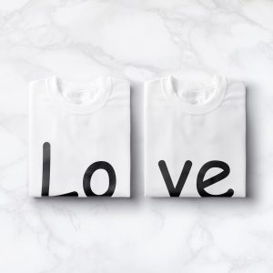T shirt couple Amour Vetements assortis Assortis Moi 4