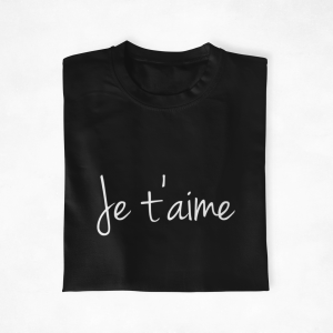 T-shirt couple - Je t'aime un peu beaucoup passionnement a la folie 2 T shirt couple Je taime un peu beaucoup passionnement a la folie 3