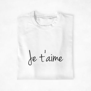 T-shirt couple - Je t'aime un peu beaucoup passionnement a la folie 4 T shirt couple Je taime un peu beaucoup passionnement a la folie 5