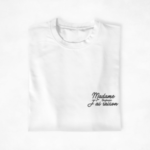 T-shirt couple Mr j'ai raison et Mme j'ai toujours raison - Coeur 1 T shirt couple Mr jai raison et Mme jai toujours raison Coeur 2