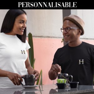 T shirt couple Nom de Famille Nom ou Prenom 1