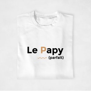 T shirt duo Le Papy et Le Petit Fils Parfait 4