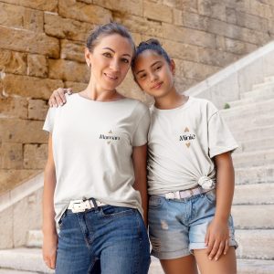 T-shirt duo Mere Fille - Deux coeurs 3 T shirt duo Mere Fille Deux coeurs 4