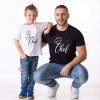 T-shirt parent enfant Chef et Sous-chef