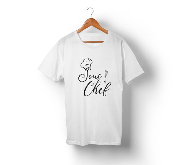 T-shirt parent enfant Chef et Sous-chef