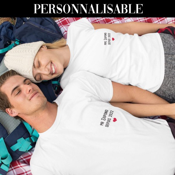 T-shirt special Maries- Mr Mme Depuis a personnaliser – Assortis Moi