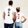 T-shirts Couple Roi de Pique & Reine de Cœur  Assortis Moi