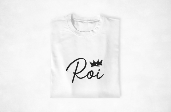 T-shirts assortis pour couple – Roi et Reine – Assortis Moi