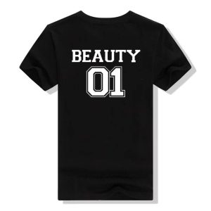 Tee Shirt Beauty and Beast 01 Couple