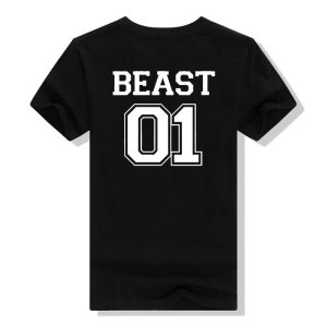 Tee Shirt Beauty and Beast 01 Couple 3