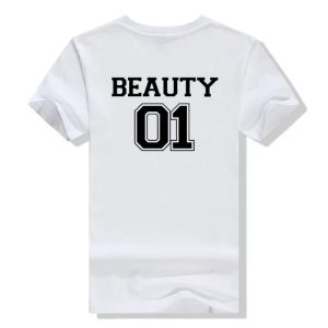 Tee Shirt Beauty and Beast 01 Couple 4