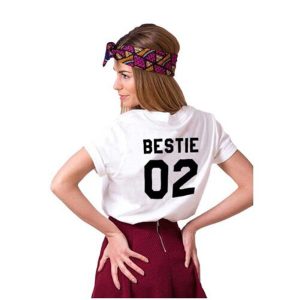 Tee Shirt Best Friend Par 2 Bestie Amies 3