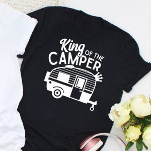 Tee Shirt Couple Camping King Queen 3
