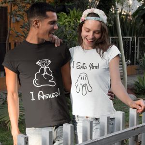 Tee Shirt Couple J’ai Dit Oui