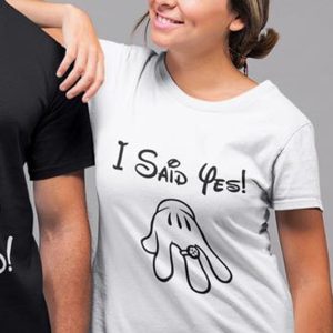 Tee Shirt Couple Jai Dit Oui 4
