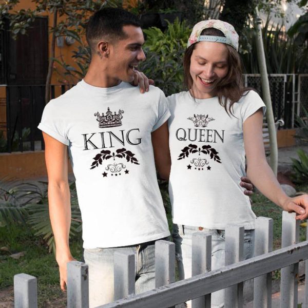 Tee-Shirt Couple King Queen
