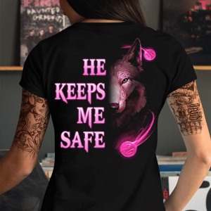 Tee Shirt Couple Loup 3