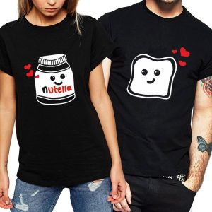 Tee Shirt Couple Nutella