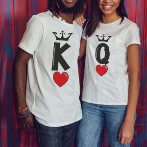 Tee-Shirt Couple Queen King Tee-Shirt Couple Queen King