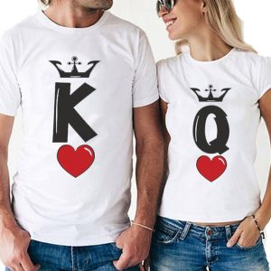 Tee-Shirt Couple Queen King