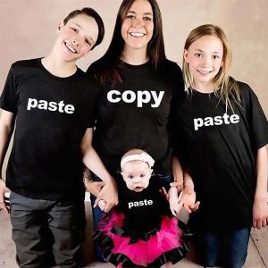Tee Shirt Famille Copy Paste Tee Shirt Famille Copy Paste