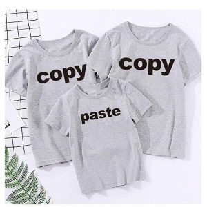 Tee Shirt Famille Copy Paste 3
