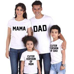 Tee Shirt Famille Cute 3