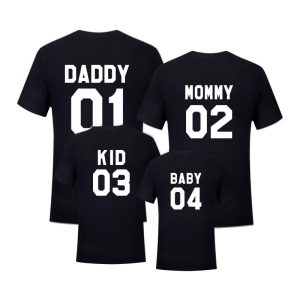 Tee Shirt Famille Numero 5 Tee Shirt Famille Numero 6