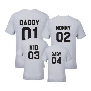 Tee Shirt Famille Numero 7 Tee Shirt Famille Numero 8
