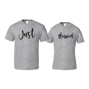 Tee-Shirt Just Married Couple 7 Tee Shirt Just Married Couple 8