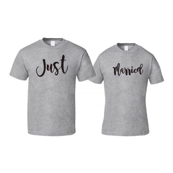 Tee-Shirt Just Married Couple