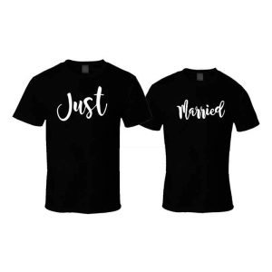 Tee-Shirt Just Married Couple 8 Tee Shirt Just Married Couple 9