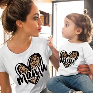 Tee Shirt Mama Mini Coeur Tee Shirt Mama Mini Coeur