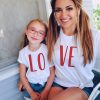 Tee Shirt Maman et Fille LOVE