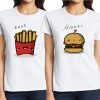 Tee Shirt Meilleure Amie Burger Frites