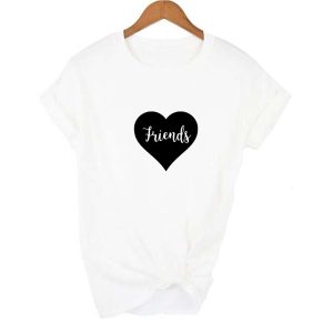 Tee Shirt Meilleure Amie Femme de Coeur