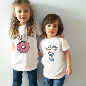 Tee Shirt Meilleure Amie pour Enfant Tee Shirt Meilleure Amie pour Enfant
