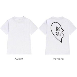 Tee-Shirt Moitie de Coeur Amitie Tee-Shirt Moitie de Coeur Amitie