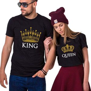 Tee Shirt Pour Couple King Queen 4