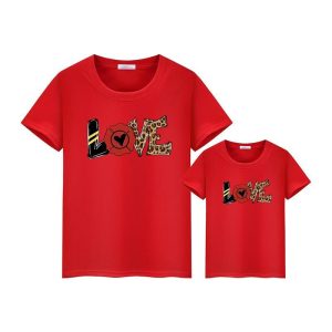 Tee Shirt Pour Mere et Fille LOVE 6