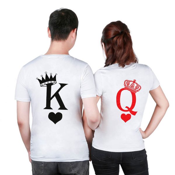 Tee Shirt Queen King Couple