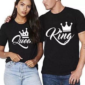Tee-Shirt de Couple King Queen Tee-Shirt de Couple King Queen