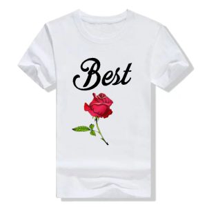 Tee shirt Best Friends Roses Amies 5