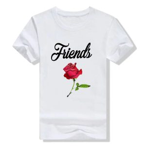 Tee shirt Best Friends Roses Amies 6