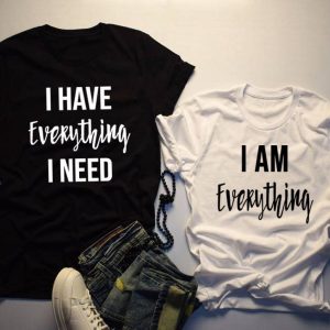 Tee shirt couple Everything 1