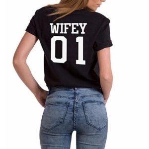 Tee shirt couple HUBBY & WIFEY