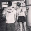 Tee shirt couple LOST manches courtes