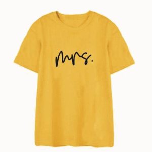 Tee shirt couple MR & MRS