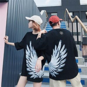 Tee shirt couple WINGS Tee shirt couple WINGS