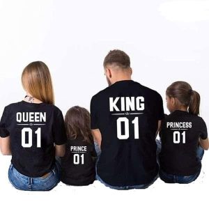 Tee shirt famille assorti prince